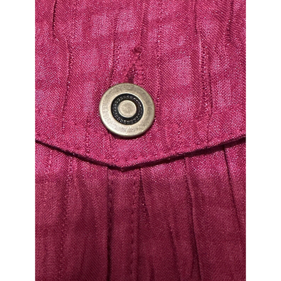 Christopher Banks Blazer Button Jacket Womens Large Fuchsia Pink Long Sleeves - Picture 9 of 12